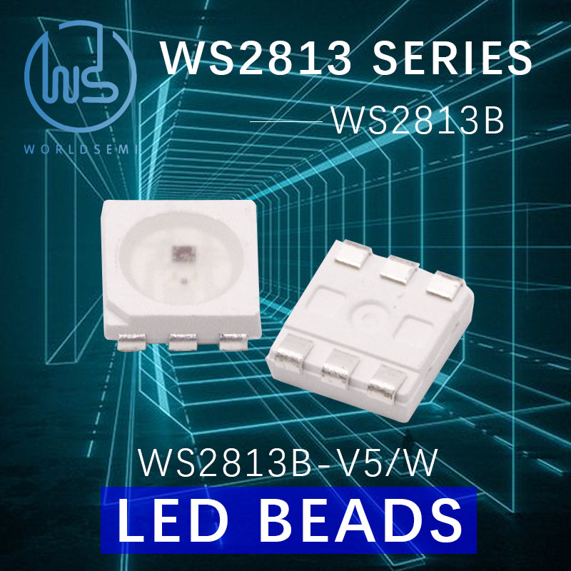 WORLDSEMI WS2813B Series Built-in IC Breakout DC5V Low Power Phantom LED Integrated Beads