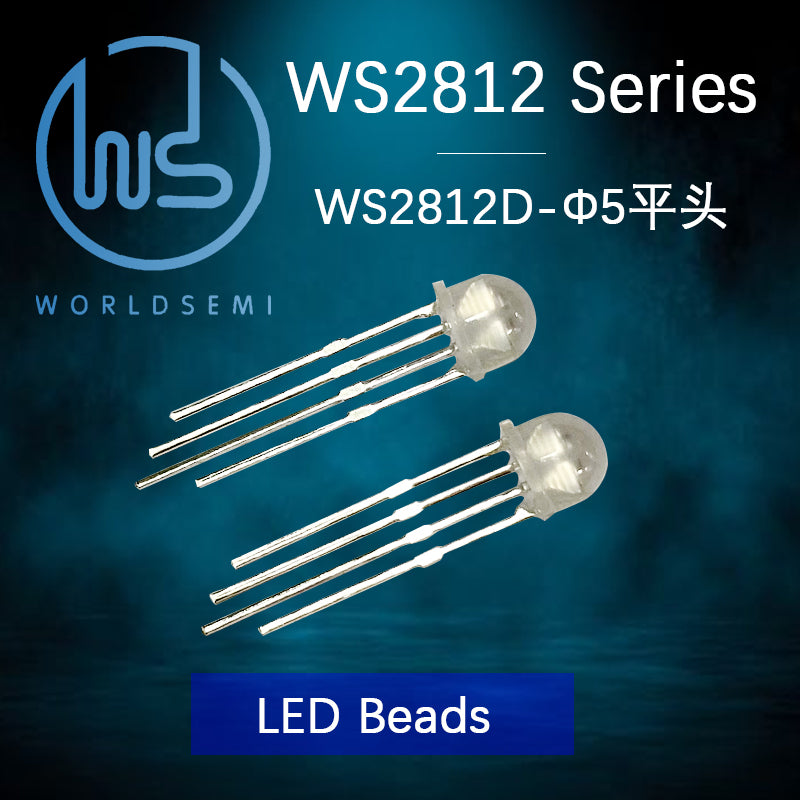 WORLD SEMI WS2812 Series Quad Driver IC 5050 Chromatic SMD Single Point Single Control WS2812LED LED Beads