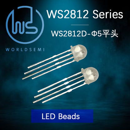 WORLD SEMI WS2812 Series Quad Driver IC 5050 Chromatic SMD Single Point Single Control WS2812LED LED Beads