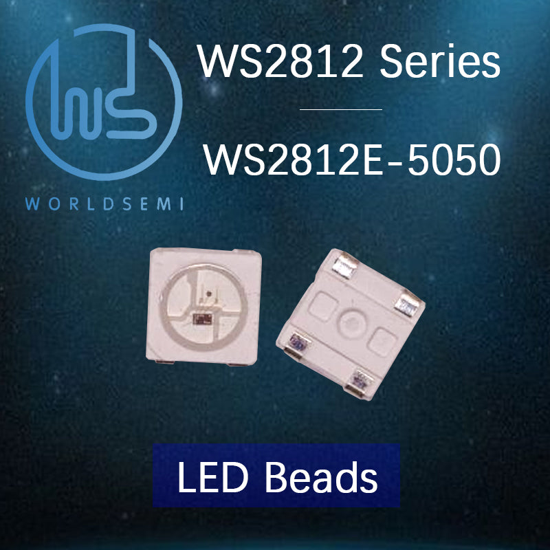 WORLD SEMI WS2812 Series Quad Driver IC 5050 Chromatic SMD Single Point Single Control WS2812LED LED Beads