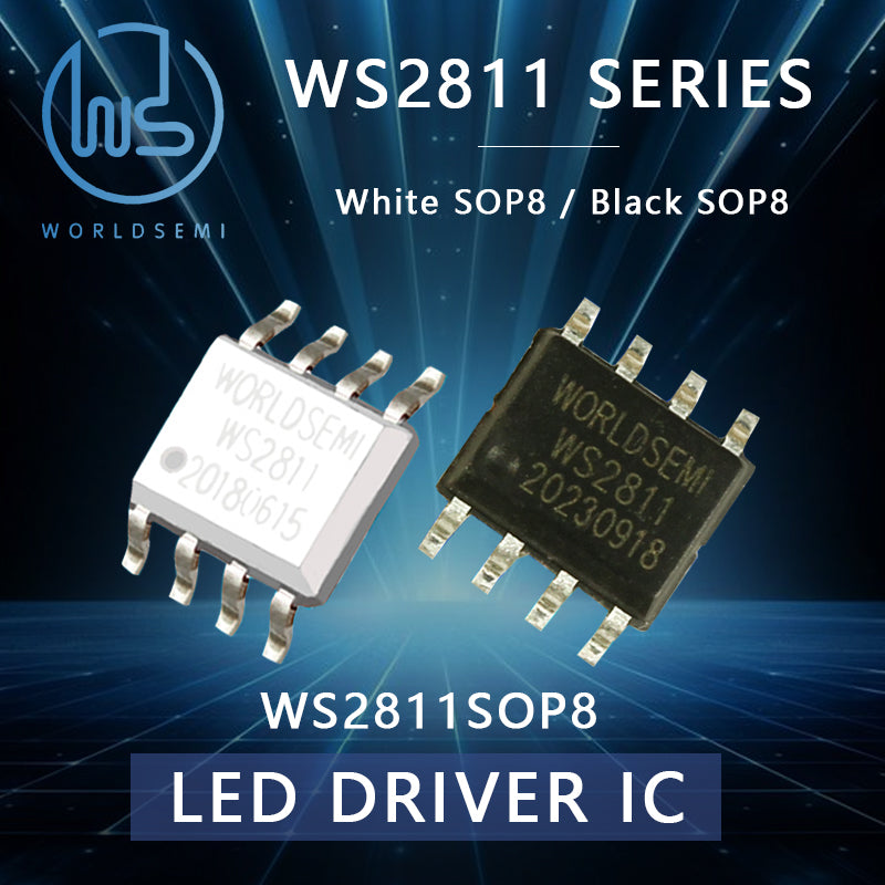 Addressable WORLDSEMI WS2811 Constant Current IC Full Color Light Stri