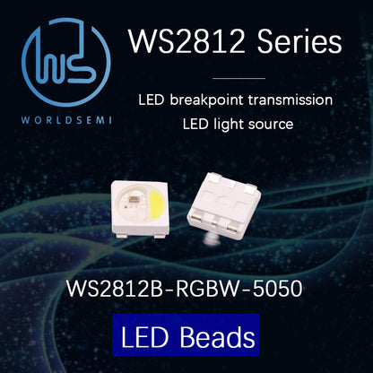 WORLD SEMI WS2812 Series Quad Driver IC 5050 Chromatic SMD Single Point Single Control WS2812LED LED Beads