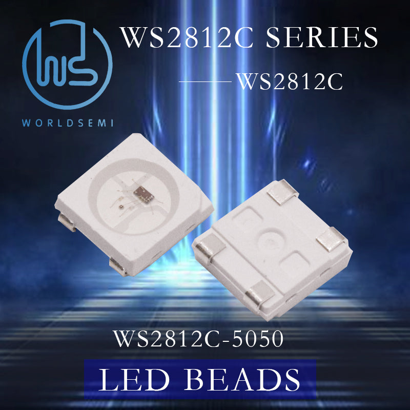 WORLD SEMI WS2812 Series Quad Driver IC 5050 Chromatic SMD Single Point Single Control WS2812LED LED Beads