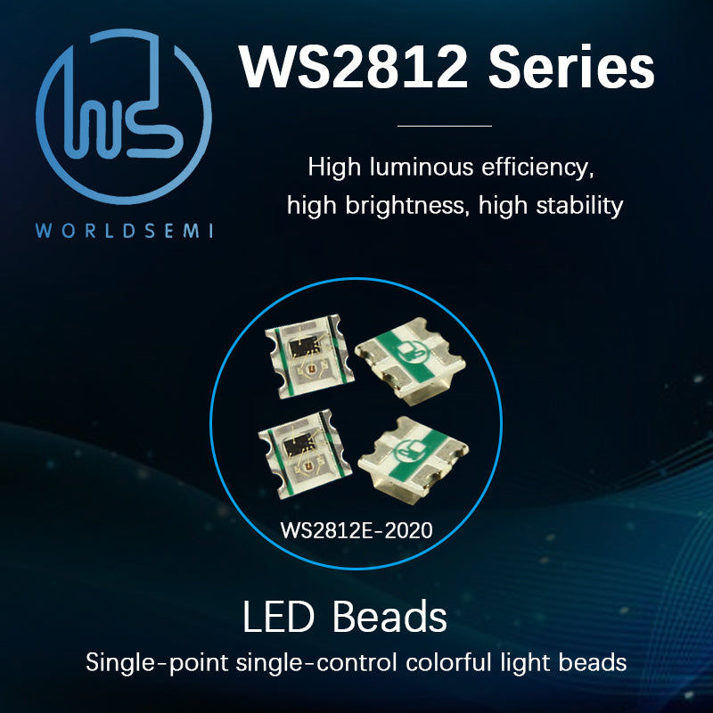 WORLD SEMI WS2812 Series Quad Driver IC 5050 Chromatic SMD Single Point Single Control WS2812LED LED Beads