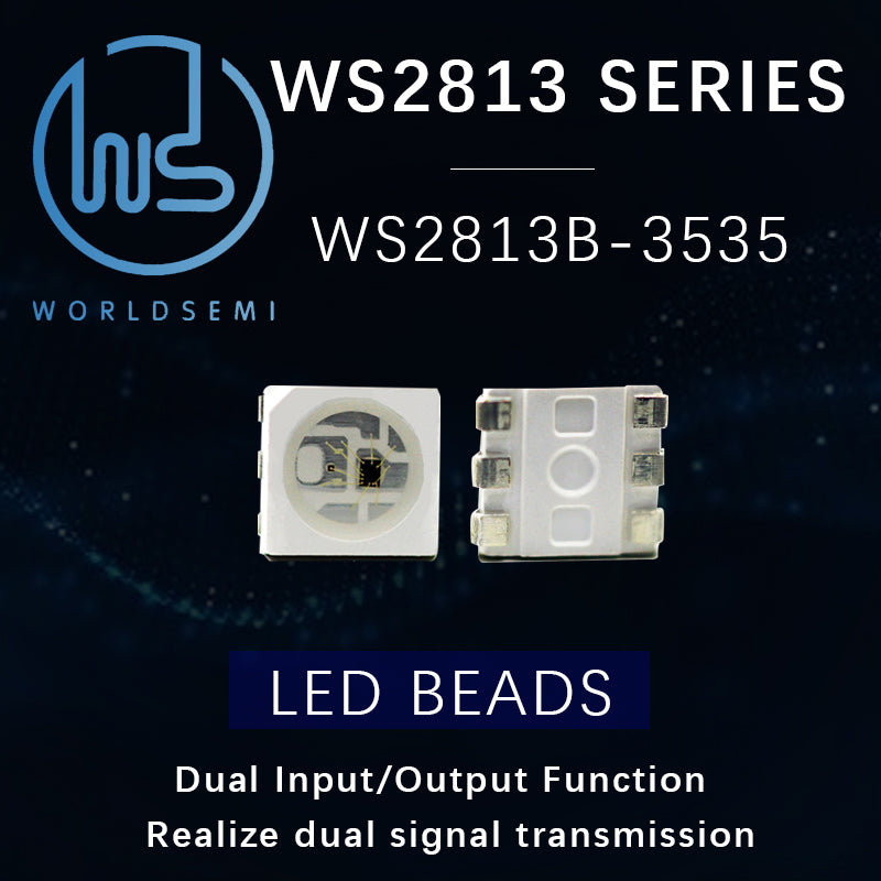 WORLDSEMI WS2813B Series Built-in IC Breakout DC5V Low Power Phantom LED Integrated Beads